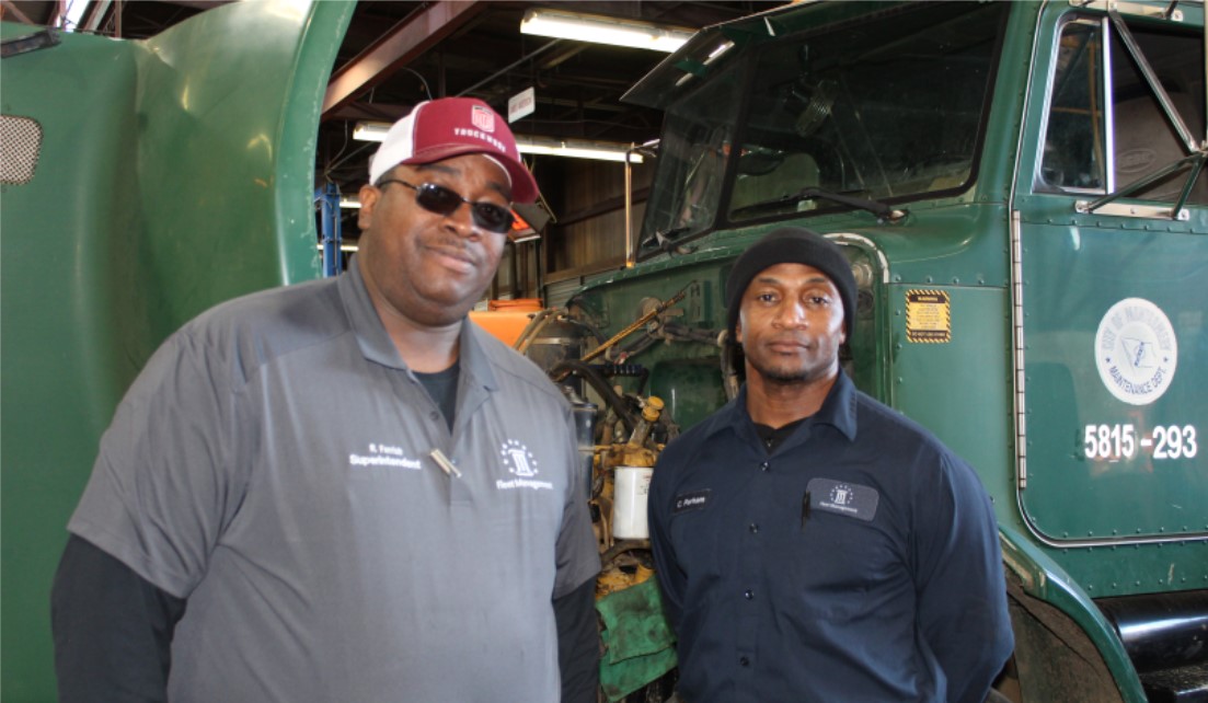 Featured image for “Diesel Mechanics graduate keeps City of Montgomery fleet rolling”